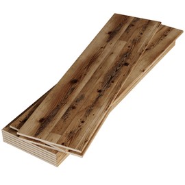 Dundee Deco MDF Wall Panels - Brown Wood Wall Paneling for Interior Wall Decor, Living room, Office, Bedroom, SAMPLE 6.7" x 6.7"