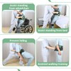 WASHINBED Gait Belt with Handles and Caregiver Assistance Knee Strap