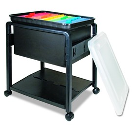 Innovative Storage SpaceMaker™ Fold 'N Roll™ Cart System, 21 3/4"H x 14 1/2"W x 18 1/2"D