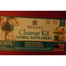 HYLEYS 14 DAYS CLEAN KIT HERBAL SUPPLEMENT SUPPORTS HEALTHY DIGESTION