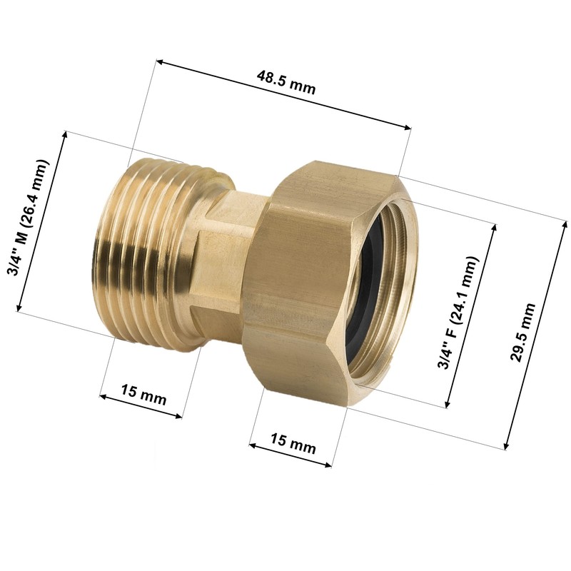BFG Inch AG to x BFG Inch Female BSP Water