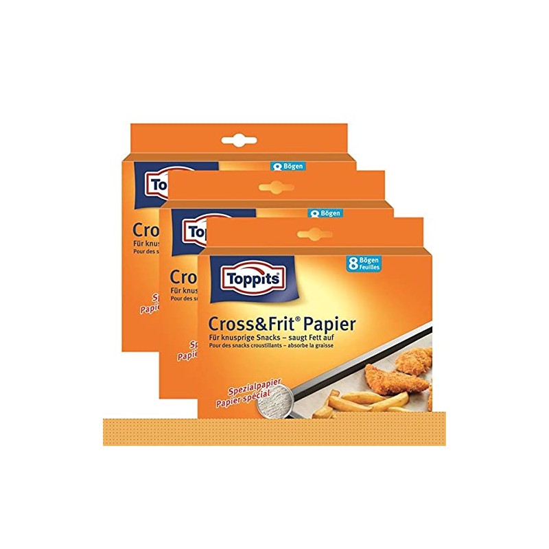 Toppits® Cross & Frit Paper Baking Special Paper Snack Paper