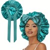 Double Layer Satin Bonnet, Soft and Breathable Hair Care Bonnet,