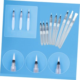 SHINEOFI 9pcs Watercolor Brush Pen Set Water Soluble Colored Pencils and Water Brush Pens for Painting Easy Ink Control for Artists and Beginners