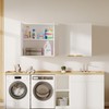 ChooChoo Bathroom Wall Cabinet, Kitchen Storage Cupboard Cabinet with 2