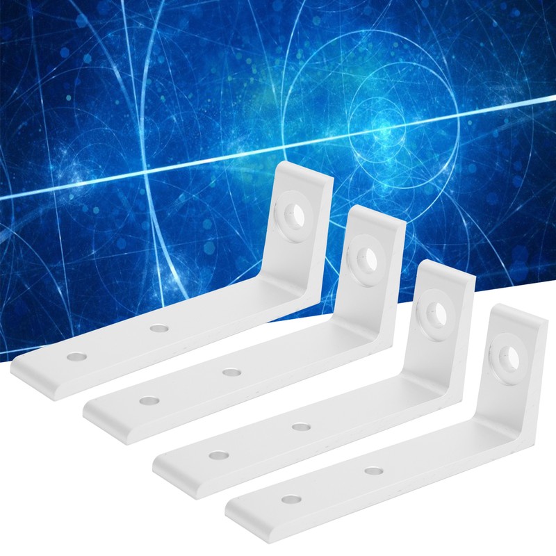 4PCS Corner Braces Aluminum L Shaped Right Angle Support Fixing