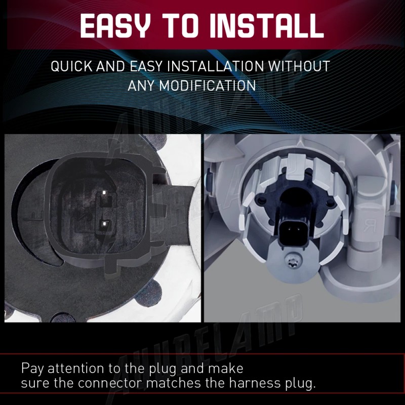 AuureLamp LED Bumper Fog Lights For Toyota Corolla Cross 2022