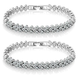 GXGM Women's Bracelets, Shiny Women's Bracelets, Women's Bracelets, Mother's Day Jewellery, Gifts for Women and Girls, Stainless Steel