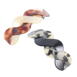 Baluue Elegant Hairpin Headdress Acrylic Hair Clips Hair Bow Clips for Girls Ponytail Holders for Women