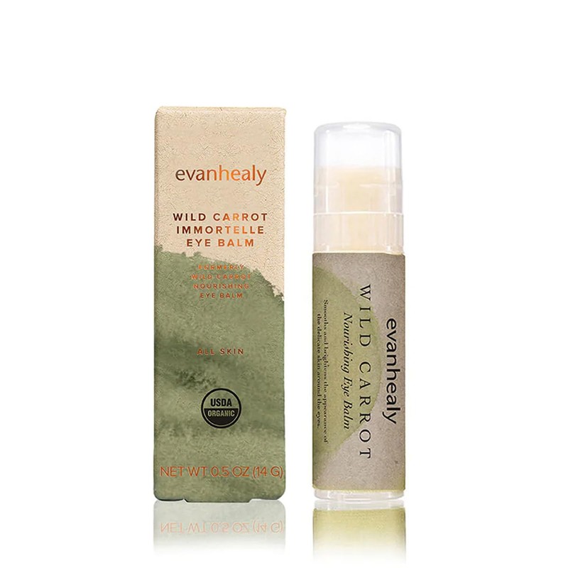 evanhealy Wild Carrot Immortelle Eye Balm | Organic Travel Moisturizer