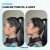 SURETHIK Hair Fibers, 15g (Black), Fills Thinning Hair for Visibly