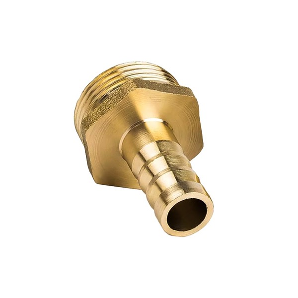 Bricoferr Messing-Schlauchverbinder, 10 mm, M14