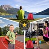 FEPITO 2 Pack Drawstring Backpack Bags Sack Cinch Bag String