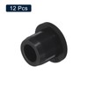 sourcing map 12 Pieces Black Plug Holes, H12 Waterproof Rubber