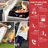 KingtooSize Fire Blanket for Kitchen and Home, 40" x 40",