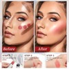 Narsen Face Stick Set - Contour, Highlighter, and Blush Sticks,