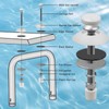 SuperDi Pool Diving Board Bolts Kit for Two Hole Residential