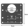 Cabinet Hinge Repair Plate 4 Pieces Repair Kit for Cabinet