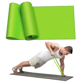 Elastic Pull Up Resistance Band Rubber Green 5lb to 10lb Bands Gymnastics