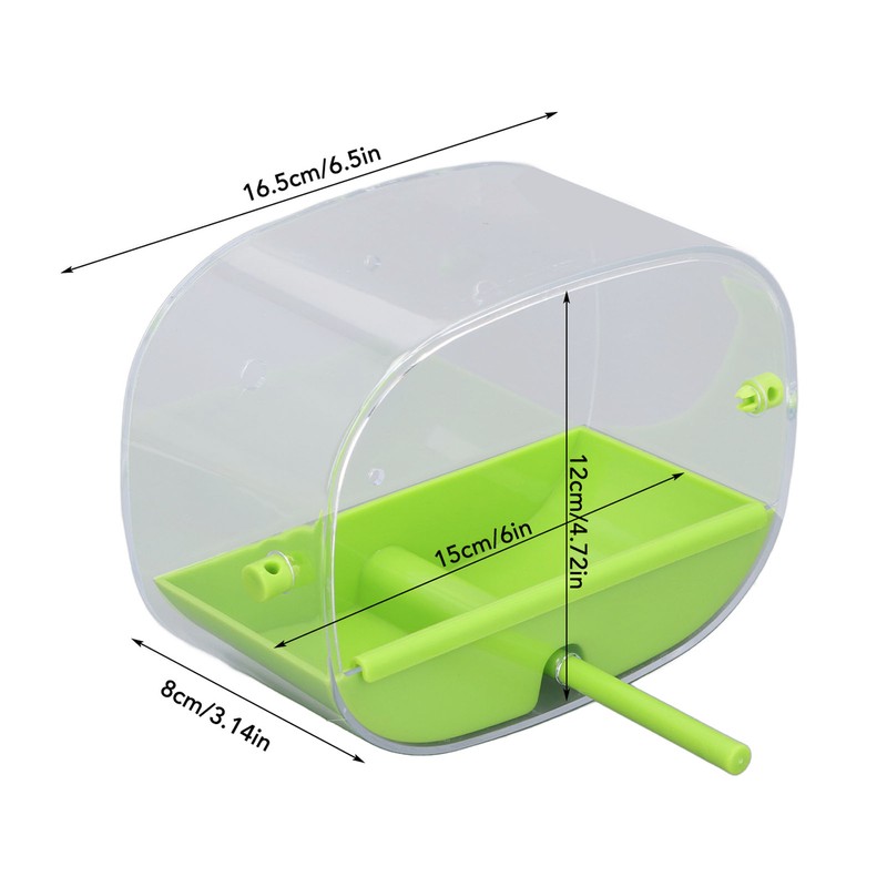 Transparent Bird Feeder with Strong Suction Cup Multifunctional DIY Innovative