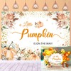 Fall Baby Shower Backdrop Pumpkin Baby Shower Decorations A Little