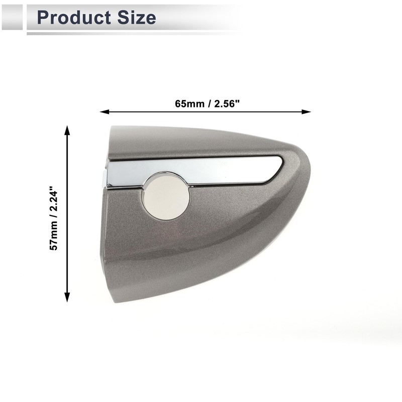 RATCHROLL Front Left Door Handle Lock Cylinder Cover for Toyota