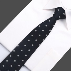 Dan Smith - Corbata delgada para hombre, color morado, azul, 2.15 pulgadas, color verde, azul y verde, Azul medianoche, blanco-c.c.b.e.012, Skinny Tie