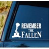 F1055 Remember The Fallen Soldier Decal Sticker