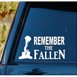 F1055 Remember The Fallen Soldier Decal Sticker