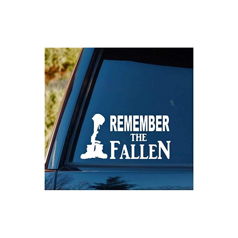 F1055 Remember The Fallen Soldier Decal Sticker