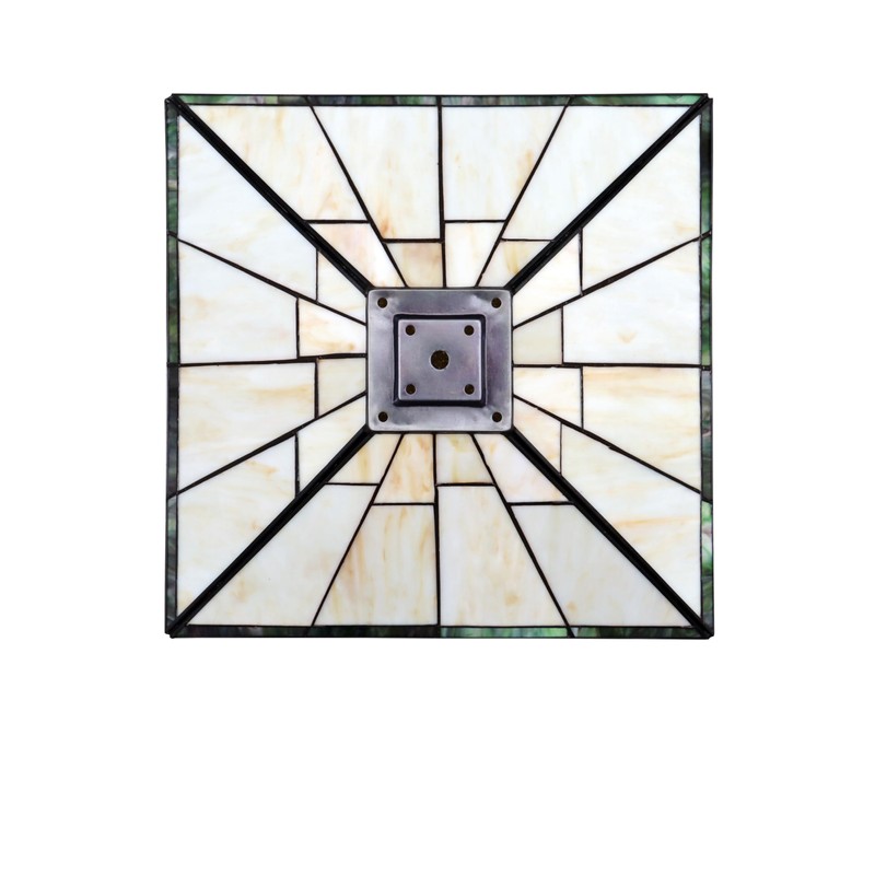 Radiance Goods Mission-Style 3-Light Blackish Bronze Finish Double Lit Table