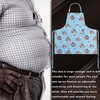 LOLOMLO Oversize Canvas Cotton Apron, Extra Large Aprons with Long