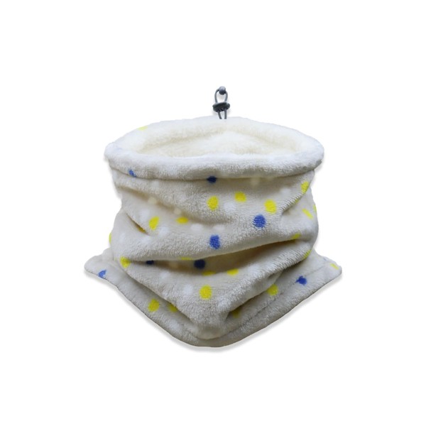 LumiSyne Winter Neck Warmer Double-Layer Fleece Neck Gaiter With Adjustable