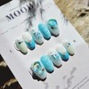 Summer flow.Lump wave sea beach unique emotional nail - egg