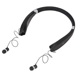 Sx991 Headphones Model Sx 991 Abs Sx 991 Foldable Neck Hanging Type Telescopic Headset Bluetooth Earphone(Black) (Black)