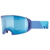 Uvex Ski Goggles OTG craxx, Craxx OTG, Indigo Mat/Litemirror Blue