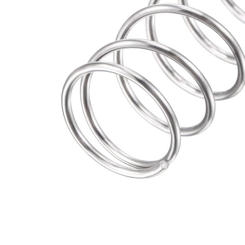 sourcing map Compression Spring, 304 Stainless Steel Compression Springs, Silver