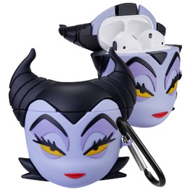 JoySolar for Airpod 1&2 Case Cute Cartoon 3D Soft Silicone Air Pods Funny Cover Kawaii Fun Cool Unique Design Shell Fashion Stylish Girls Kids Teens Women Cases for Airpods 1/2(Witch)