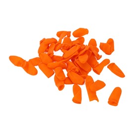 Disposable Finger Cots, 100 Pieces Waterproof Latex Finger Cots Protector Large Size Elastic Soft and Breathable for DIY Craft Projects