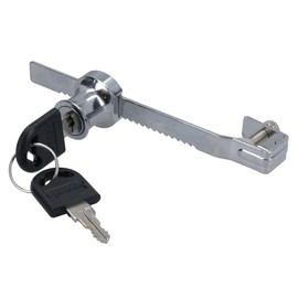 Terrarium Sliding Lock With Key for Security for Glass Vivarium/Terrarium Doors
