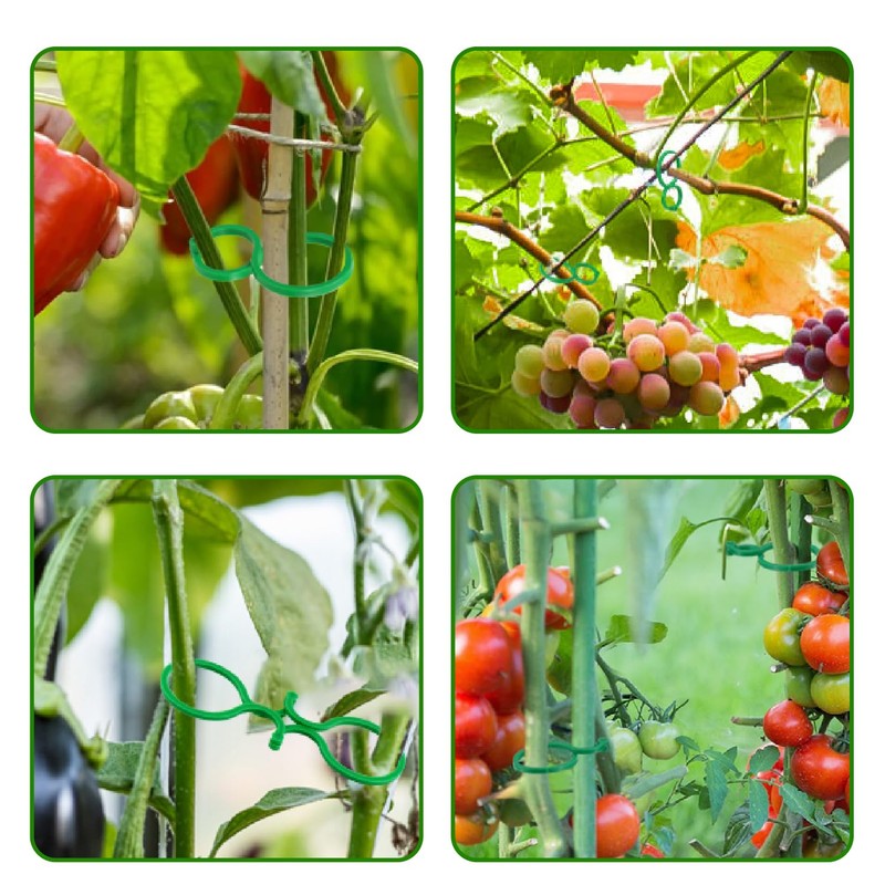Plant Clips, 200 Pieces Plant Clips Tomatoes, Plant Clips Reusable,