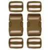 aYrap Side Release Plastic Buckle 1.5 Inch for 1.5''(38mm) Webbing,