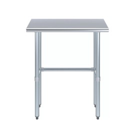 14 in. x 30 in. Open Base Stainless Steel Work Table | Residential & Commercial