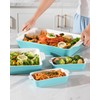 Sweejar Ceramic Bakeware Set of 4, Casserole Dishes for Oven,