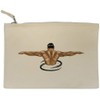 'Muscle Man' Canvas Clutch Bag/Accessory Case (CL00036324)