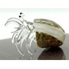 Sansukjai Sea Shell Seashell Hermit Crab Conch Tiny Miniature Figurines