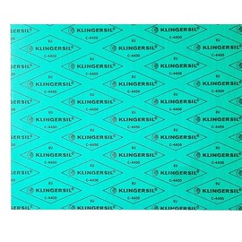 diconfa Klingersil C-4400 Sealing Plate Size + Quantity – 100 x 100 mm (10 x 10 cm), 1 mm Thick, Pack of 2 – Sealing Paper Sealing Material Approval KTW DIN-DVGW BAM TA Air