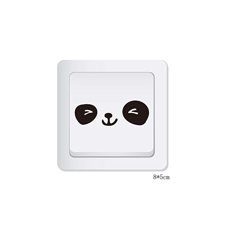 Power Switch Sticker, Cute, Wall Sticker, Panda, Cat, Wallpaper, Decoration,