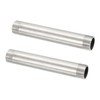 PATIKIL 304 Stainless Steel Pipe Fitting, 2 Pack 3/4" BSP