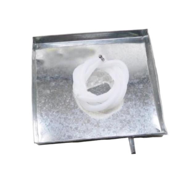 Dranvosk Leakproof AC Drip Pan with Drain Hose,Refrigerator Defrost Drain